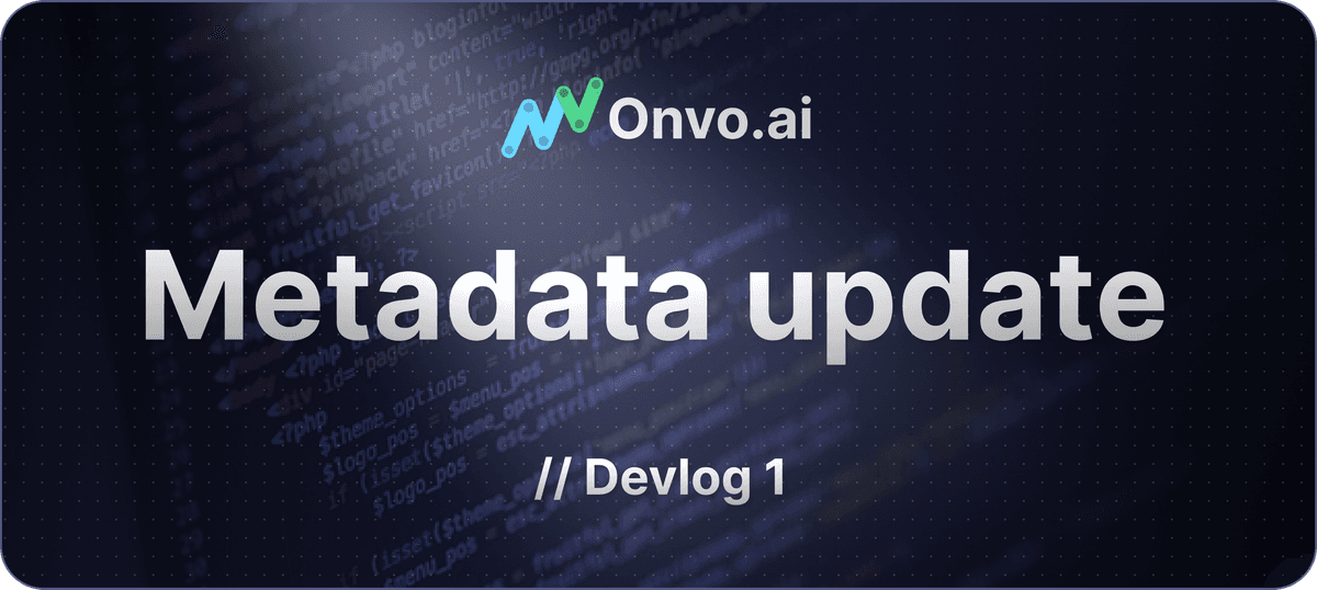 Metadata update